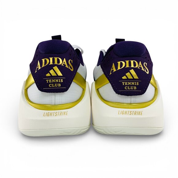 adidas Adizero Ubersonic 5 White Black Plum Men\'s Tennis Pickleball Shoes JQ3778 main image 9